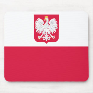 Alfombrilla De Ratón Bandera de Polonia
