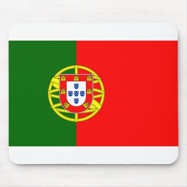 Alfombrilla De Ratón Bandera de Portugal (Frente)