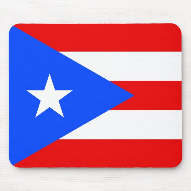 Alfombrilla De Ratón Bandera de Puerto Rico (Frente)