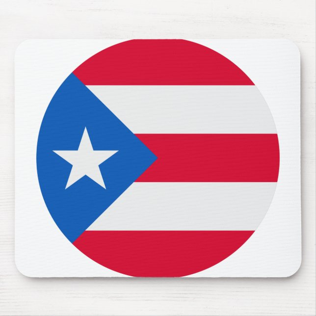 Alfombrilla De Ratón Bandera de Puerto Rico (Frente)