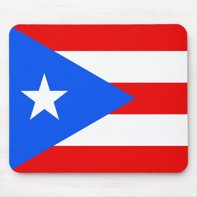 Alfombrilla De Ratón Bandera de Puerto Rico (Frente)