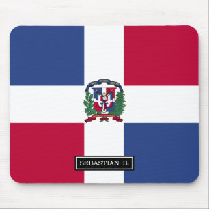 Alfombrilla De Ratón Bandera de República Dominicana