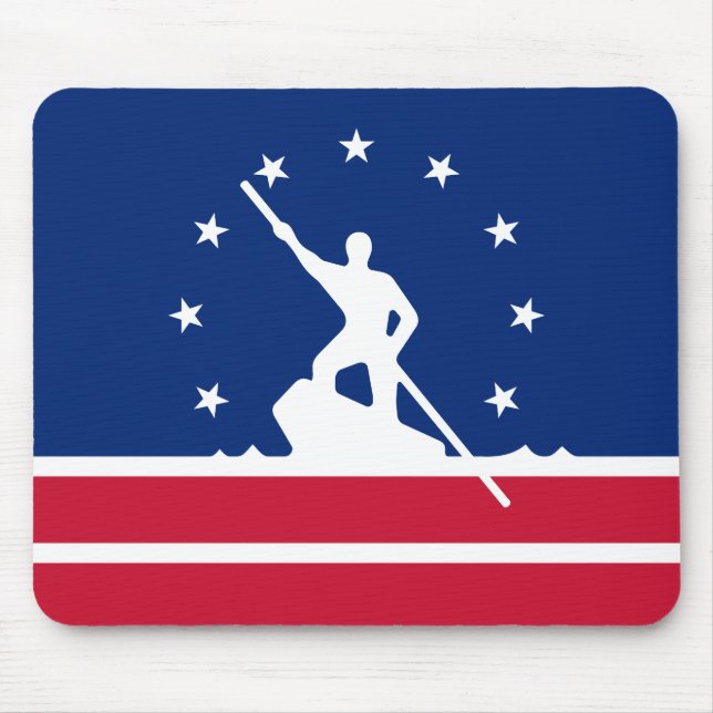Alfombrilla De Ratón Bandera de Richmond, Virginia Mouse Pad (Frente)