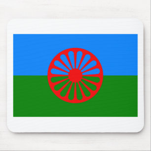 Alfombrilla De Ratón Bandera de Roma (bandera Romani)