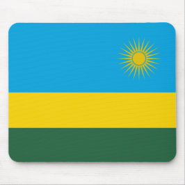 Alfombrilla De Ratón Bandera de Ruanda (Ruanda) (país africano)