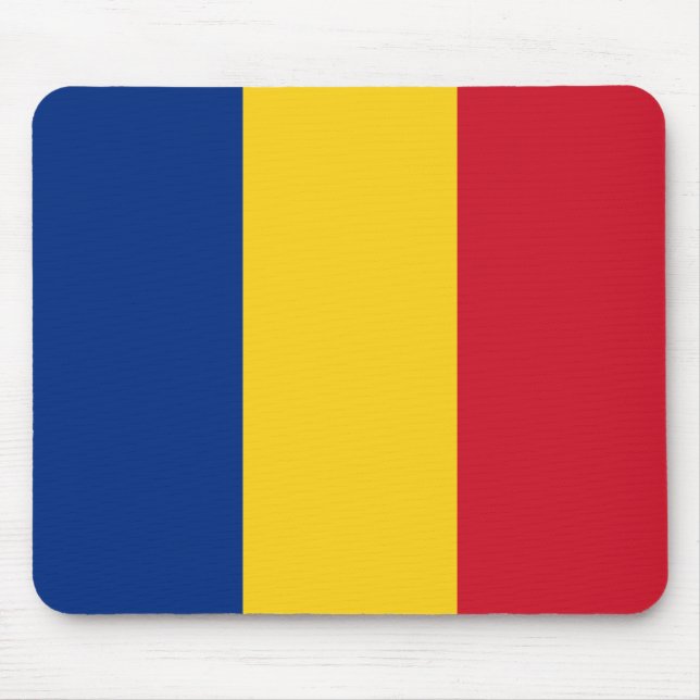 Alfombrilla De Ratón Bandera de Rumania (Frente)
