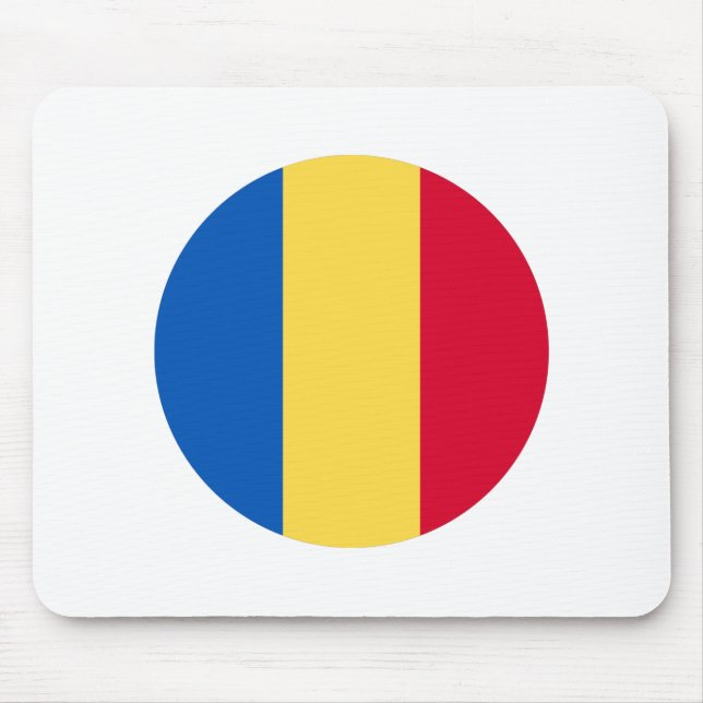 Alfombrilla De Ratón Bandera de Rumania (Frente)