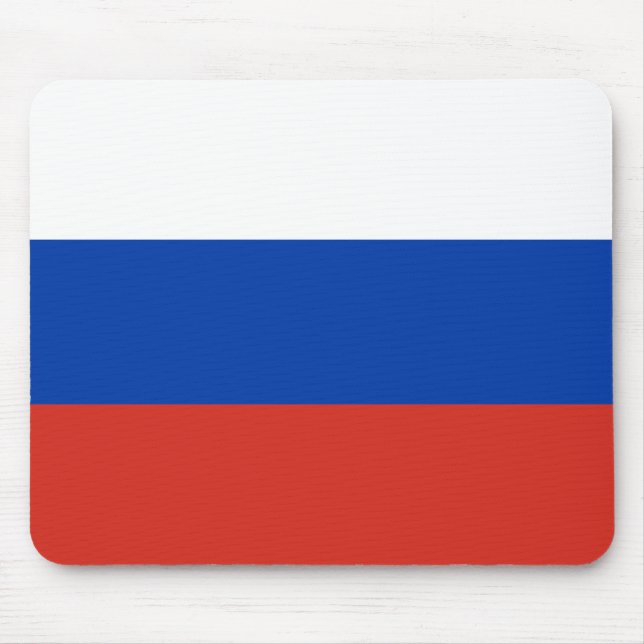 Alfombrilla De Ratón Bandera de Rusia (Frente)