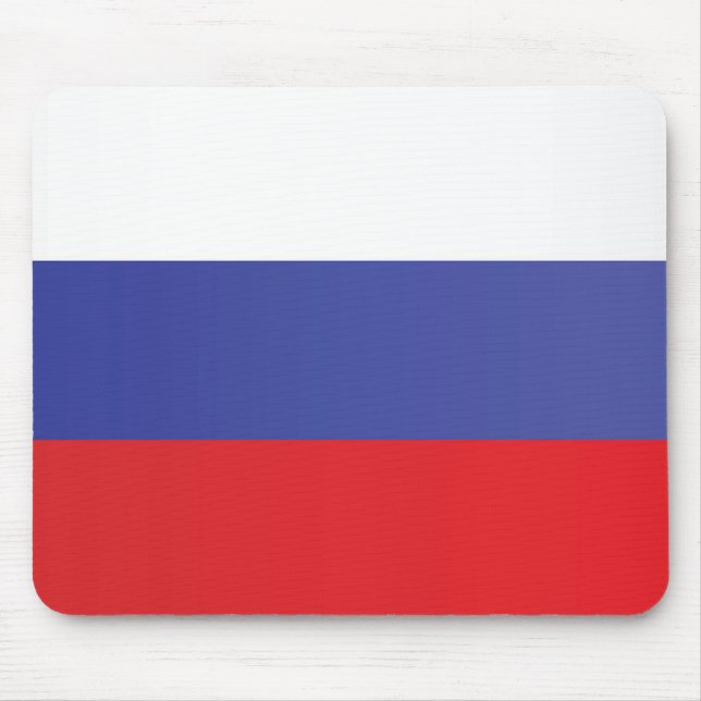 Alfombrilla De Ratón Bandera de Rusia (Frente)