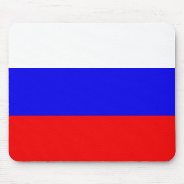Alfombrilla De Ratón Bandera de Rusia (Frente)