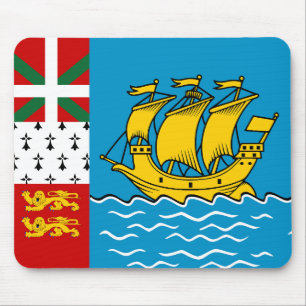 Alfombrilla De Ratón Bandera de Saint Pierre y Miquelon