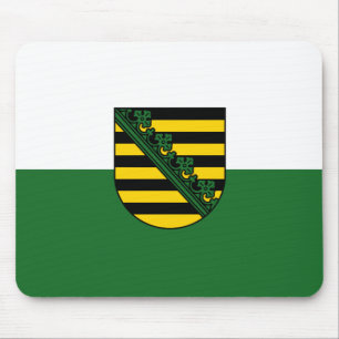 Alfombrilla De Ratón Bandera de Sajonia Mouse Pad