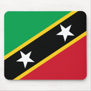 Alfombrilla De Ratón Bandera de San Cristóbal y Nieves