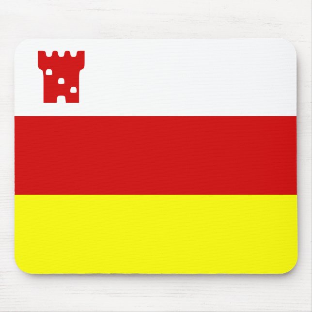 Alfombrilla De Ratón Bandera de Santa Bárbara, Almohadilla del Ratón de (Frente)