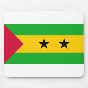 Alfombrilla De Ratón Bandera de Santo Tomé y Príncipe