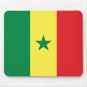 Alfombrilla De Ratón Bandera de Senegal