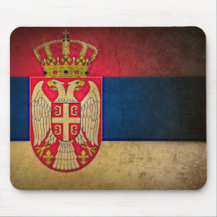 Alfombrilla De Ratón bandera de Serbia