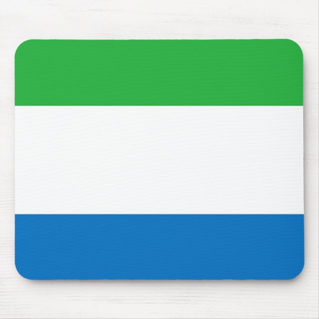 Alfombrilla De Ratón Bandera de Sierra Leona (Frente)