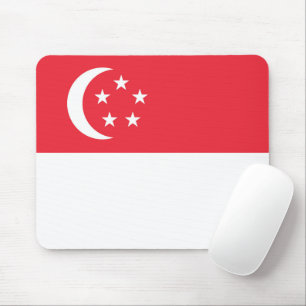 Alfombrilla De Ratón Bandera de Singapur