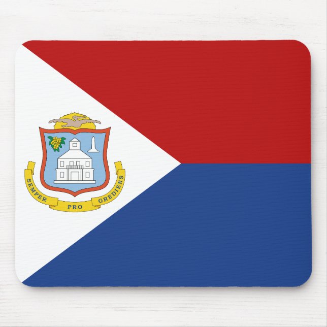 Alfombrilla De Ratón Bandera de Sint Maarten (Frente)
