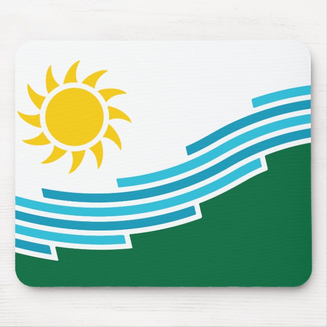 Alfombrilla De Ratón Bandera de Spokane, Washington (Frente)