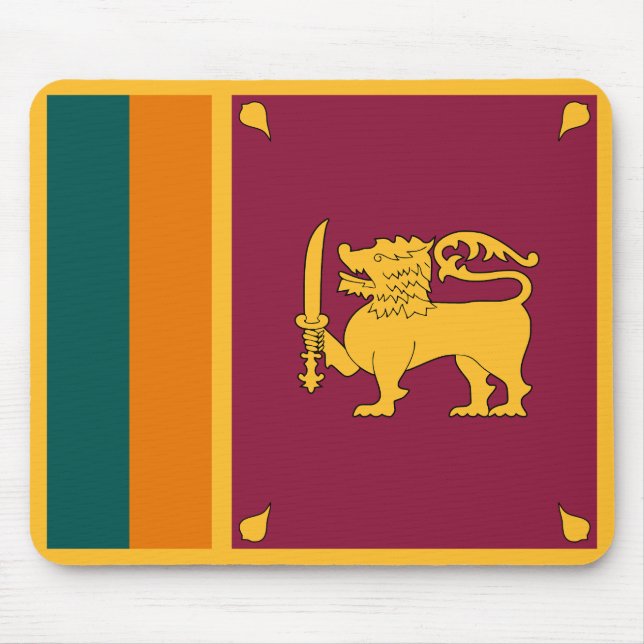 Alfombrilla De Ratón Bandera de Sri Lanka (Frente)