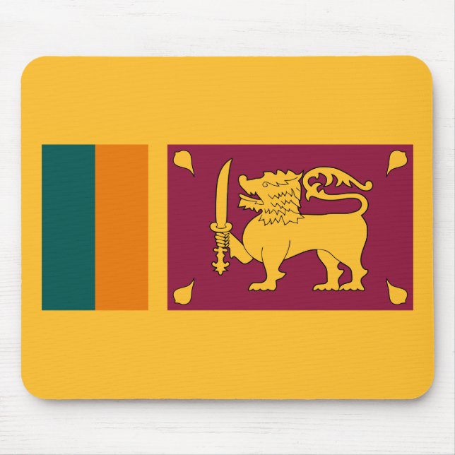 Alfombrilla De Ratón Bandera de Sri Lanka (Frente)