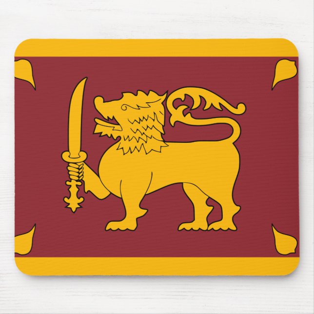 Alfombrilla De Ratón Bandera de Sri Lanka (Frente)