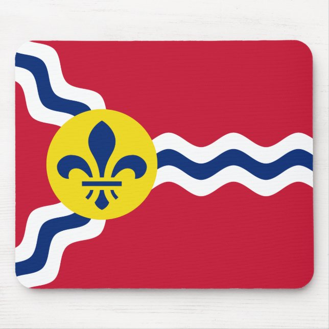Alfombrilla De Ratón Bandera de St. Louis, Missouri (Frente)