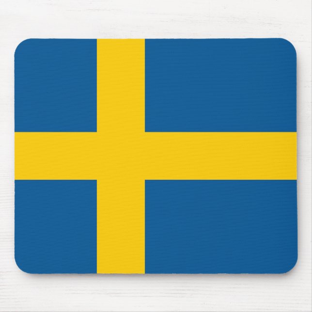 Alfombrilla De Ratón Bandera de Suecia (Frente)