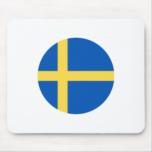 Alfombrilla De Ratón Bandera de Suecia