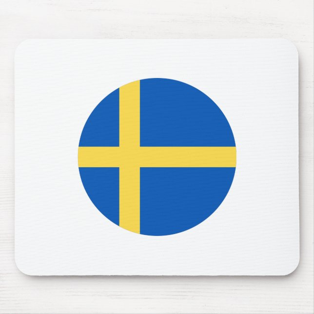 Alfombrilla De Ratón Bandera de Suecia (Frente)