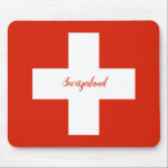 Alfombrilla De Ratón Bandera de Suiza<br><div class="desc">Bandera de Suiza</div>