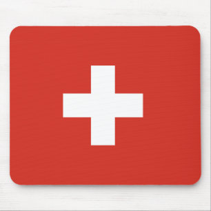 Alfombrilla De Ratón Bandera de Suiza Mousepad