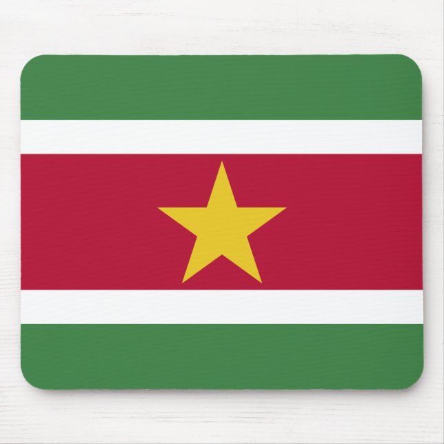 Alfombrilla De Ratón Bandera de Surinam (Frente)