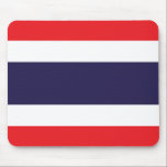Alfombrilla De Ratón Bandera de Tailandia<br><div class="desc">Productos de bandera mundial de personalizable - Por favor,  no dude en añadir su propio texto.</div>
