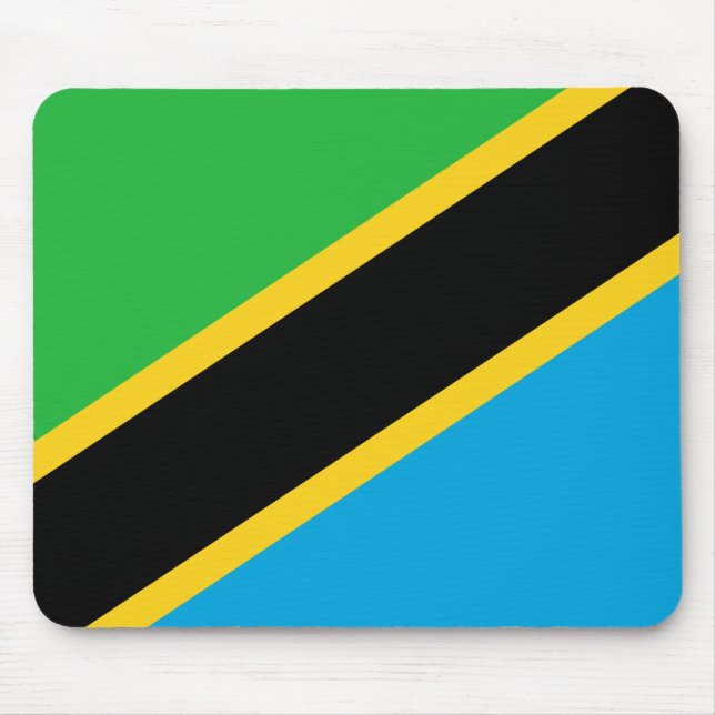 Alfombrilla De Ratón Bandera de Tanzania (Frente)