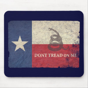 Alfombrilla De Ratón Bandera de Tejas y de Gadsden