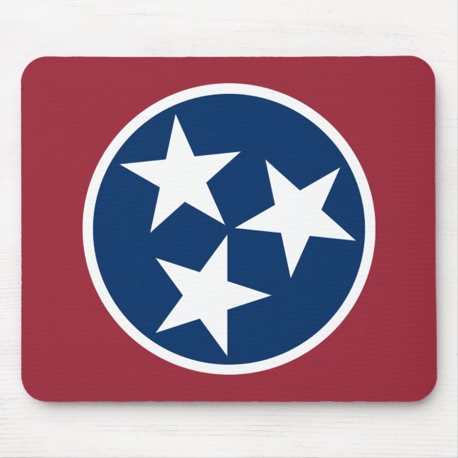 Alfombrilla De Ratón Bandera de Tennessee (Frente)