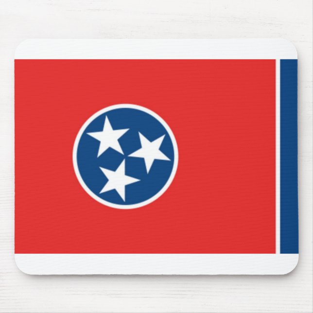 Alfombrilla De Ratón Bandera de Tennessee (Frente)