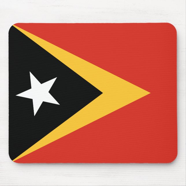 Alfombrilla De Ratón Bandera de Timor Oriental (Frente)