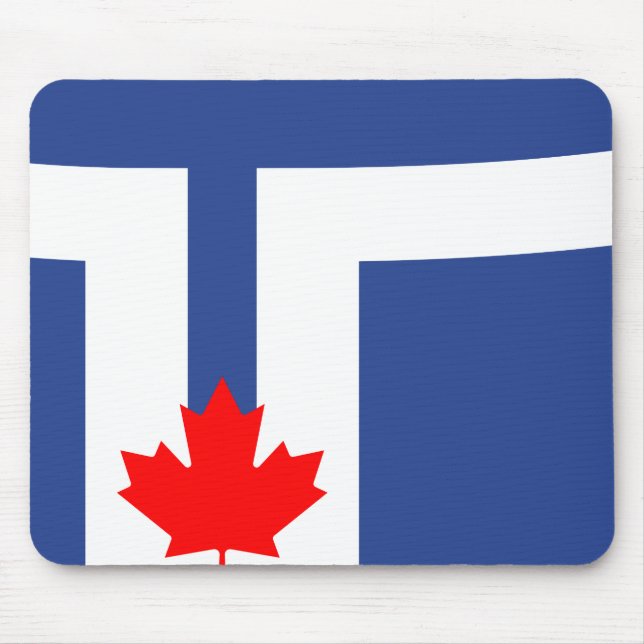 Alfombrilla De Ratón Bandera de Toronto, Ontario Mouse Pad (Frente)