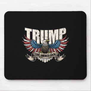 Alfombrilla De Ratón Bandera de Trump 2024 lleva a Estados Unidos al di