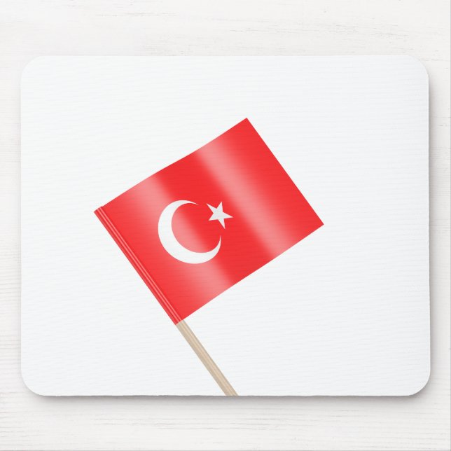 Alfombrilla De Ratón Bandera de Turkiye (Frente)