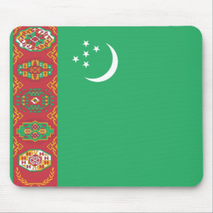 Alfombrilla De Ratón Bandera de Turkmenistán