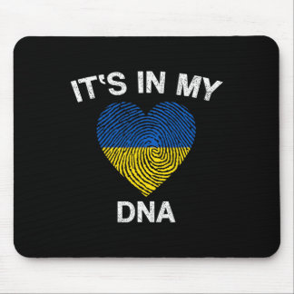 Alfombrilla De Ratón Bandera De Ucrania Está En Mi Adn Bandera Ucranian