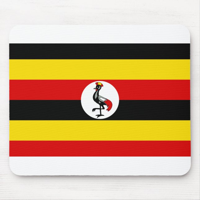 Alfombrilla De Ratón Bandera de Uganda (Frente)