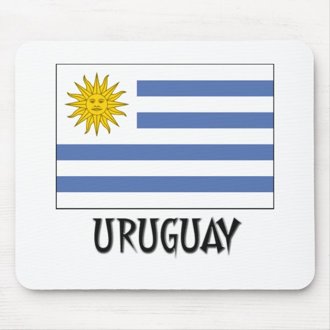 Alfombrilla De Ratón Bandera de Uruguay (Frente)