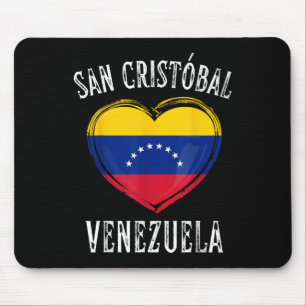 Alfombrilla De Ratón Bandera de Venezuela Corazón de San Cristóbal