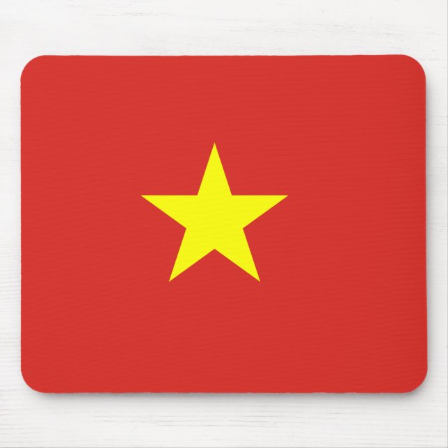 Alfombrilla De Ratón Bandera de Vietnam (vietnamita) (Frente)